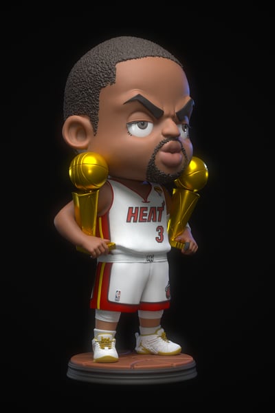 【運動明星】M3工作室-NBA 熱火 韋德12