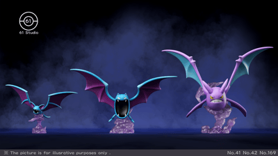 【寶可夢】61工作室-圖鑑系列 大嘴蝠進化組1