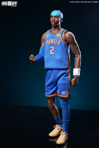 【運動明星】ResetStudio-雷霆隊奪冠亞歷山大 收藏級可動人偶兵人套裝7