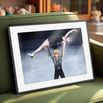 【週邊】千鳥社－電鋸人 花樣滑冰 電次 & 蕾塞 裝飾畫8