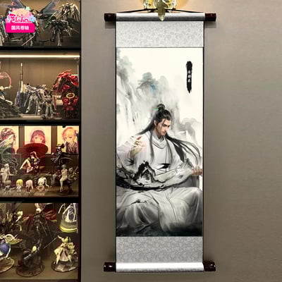 【週邊】阿喵畫社－劍來卷軸畫 齊靜春寧瑤2