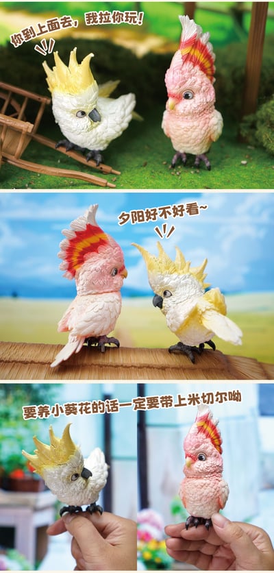【原創授權】傑刻動漫 x 動物幫-啥鳥？系列 第三彈 小葵花鸚鵡&米切爾鸚鵡8