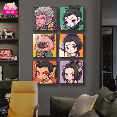 【週邊】阿喵畫社-黑神話悟空Q版可愛八宮格3