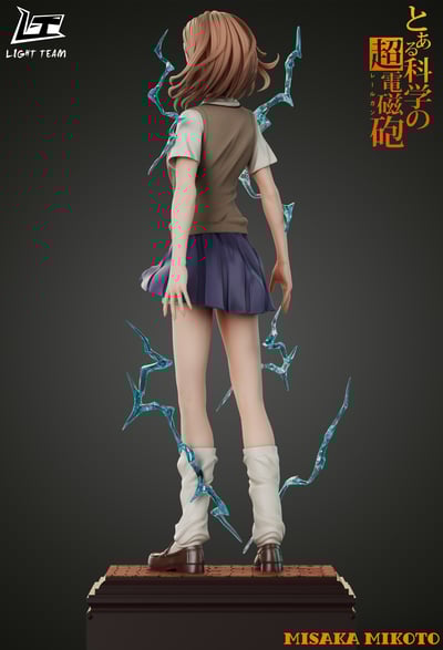 【科學超電磁砲】Light team-日系單人物典藏雕像系列 第一彈 學園都市No.3 常盤台の超電磁砲3