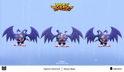 【數碼寶貝】Butterfly Studio 蝴蝶社-數碼寶貝系列 吸血魔獸&小惡魔獸3