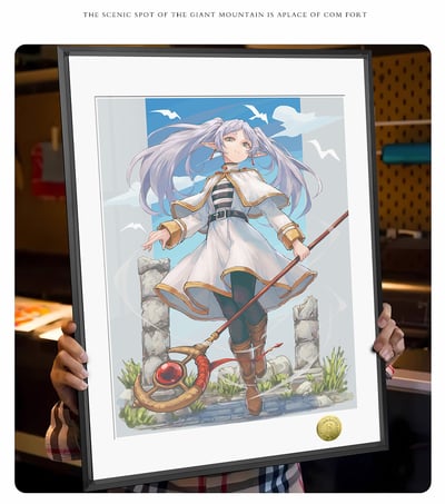 【週邊】皇呱工作室－葬送的芙莉蓮 精靈大魔法使 裝飾畫2