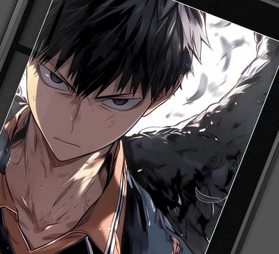 【週邊】千鳥社-排球少年日向翔陽影山飛雄烏野高校裝飾畫4