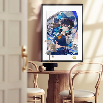 【週邊】皇呱－東方Project 可愛女巫 博麗靈夢 裝飾畫3