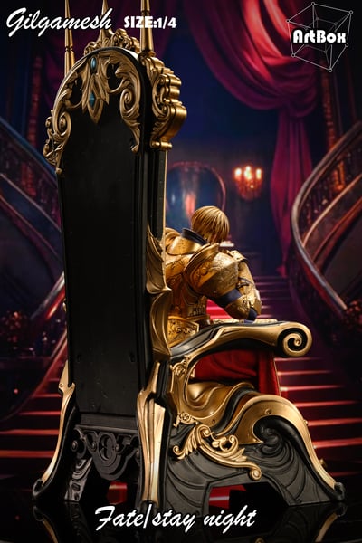 【Fate】Artbox studio-巴比倫重鎧 第二彈 王之寶座 金閃閃3