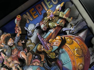 【週邊】KK工作室-ONEPIECE We Are Eternal 立體裝飾畫6