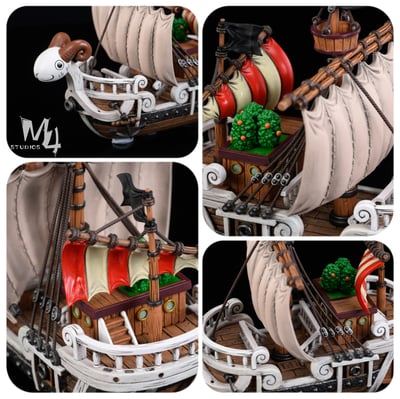 【海賊王】M4工作室-全員船系列 承載最初的夢想 黃金梅莉號4