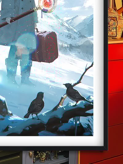 【週邊】巴洛克－葬送的芙莉蓮 雪地芙莉蓮 裝飾畫 & 冰箱貼3