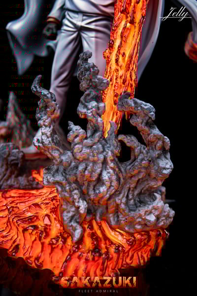 【海賊王】Jelly Studio 果凍工作室－海軍共鳴系列 第一彈 海軍元帥 赤犬・薩卡斯基4