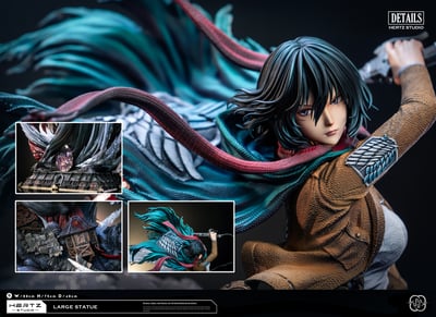 【進擊的巨人】Hertz Studio-三笠vs女巨 宿命之戰3