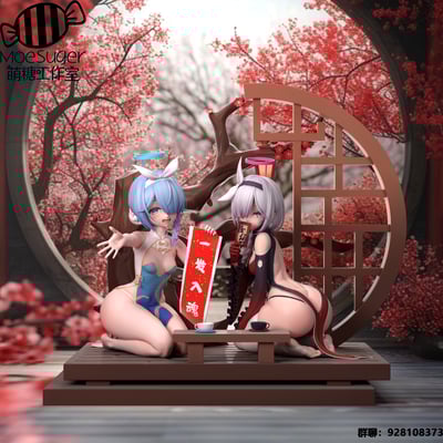 【蔚藍檔案】MoeSugar（萌糖）工作室-阿羅娜&普拉娜 新春旗袍1