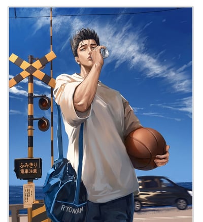 【週邊】H2工作室－灌籃高手 仙道彰 裝飾畫3