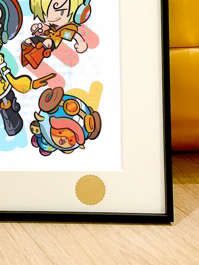 【週邊】星空工作室－海賊王 Q版蛋頭島 裝飾畫5