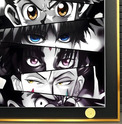 【週邊】H2工作室-全職獵人 小傑奇犽酷拉皮卡西索動漫二次元裝飾畫4