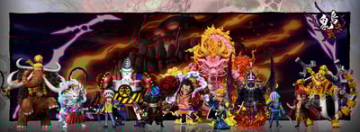 【海賊王】A+研究所-鬼島決戰 第十二彈 獸化 桃之助 龍形態4