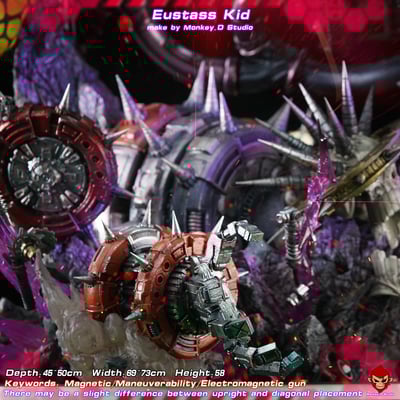 【海賊王】漫奇工作室-海賊王系列 極惡時代 三船長共鳴系列 第三彈 尤斯塔斯.基德8