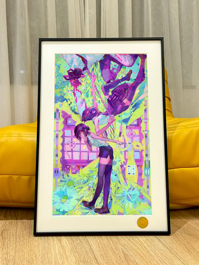 【週邊】星空工作室－鏈鋸人 多巴胺電次蕾塞 裝飾畫1