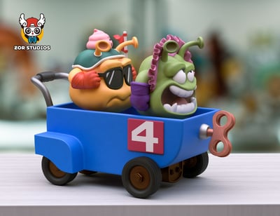 【阿拉蕾】ZOR-Studios-企鵝村全家福系列 第六彈 尼克家大王 & 家臣1