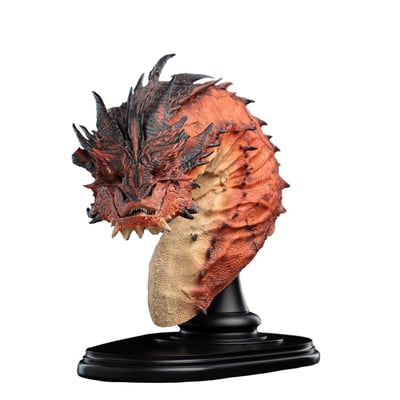 【正版授權】WETA Workshop－霍比特人 Smaug 史矛革 半身像 原色版 87-02-014523