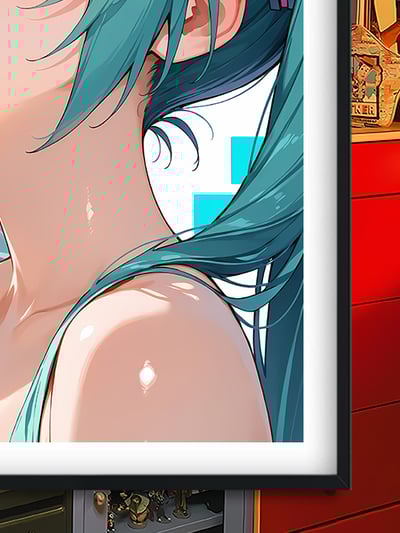 【週邊】巴洛克-可愛初音未來歌姬miku公主殿下動漫裝飾畫4