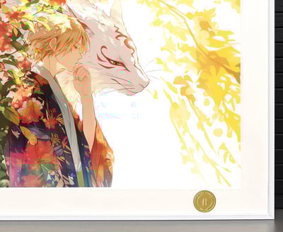 【週邊】H2工作室-夏目友人帳 夏目貴志斑貓咪老師動漫二次元裝飾畫4