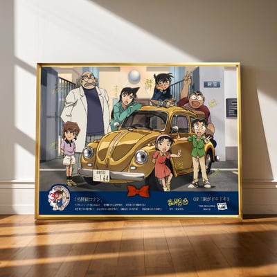 【週邊】千鳥社－柯南主題曲合影 裝飾畫2