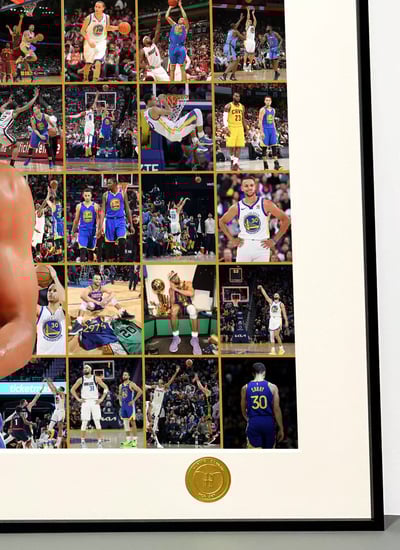 【週邊】H2工作室-諸神黃昏 史蒂芬庫裡 NBA金州勇士庫裡裝飾畫5