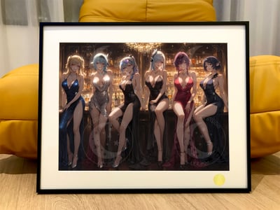 【週邊】星空工作室－崩壞：星穹鐵道 崩壞酒吧 裝飾畫1