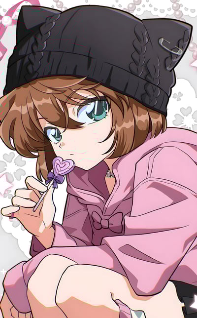 【週邊】H2工作室－名偵探柯南 灰原哀 裝飾畫3