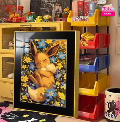 【週邊】阿喵畫社-花海 伊布3