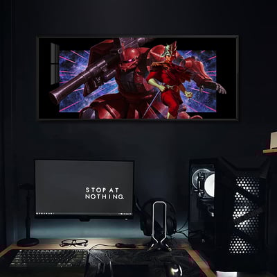 【週邊】千鳥社－機動戰士鋼彈 赤色彗星的征途 裝飾畫&滑鼠墊5