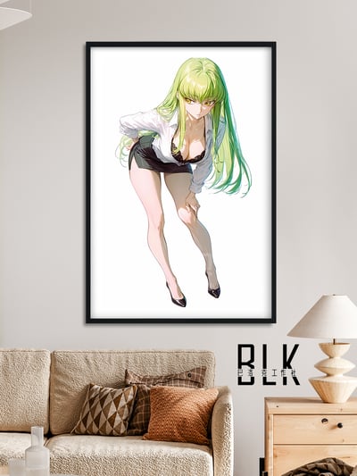 【週邊】巴洛克－反叛的魯路修 短裙C.C 裝飾畫&冰箱貼4