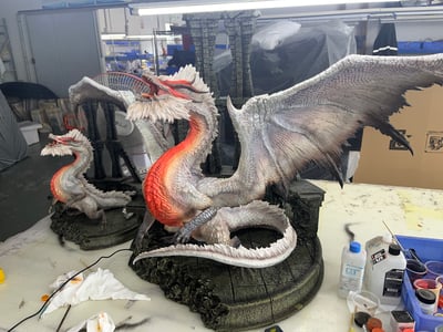 【魔物獵人】DragonFrontierStudio-怪物獵人祖龍（大尺寸加燈版本）2