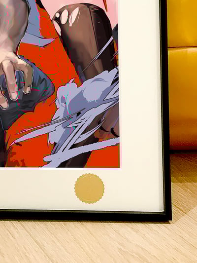 【週邊】星空工作室-電次蕾塞 reze電鋸人鏈鋸人蕾塞篇Chainsaw Man電次瑪奇瑪帕瓦動畫裝飾畫5