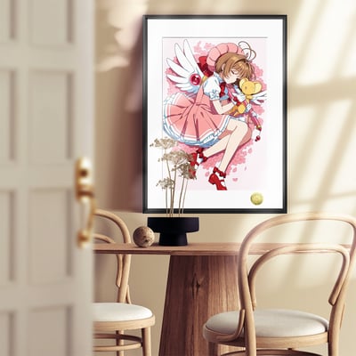 【週邊】皇呱－庫洛魔法使 魔法使小櫻 裝飾畫2