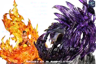 【海賊王】Badge BG工作室-宿命的對決 艾斯VS黑鬍子11