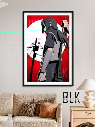 【週邊】巴洛克－火影忍者 暗部鼬 裝飾畫&冰箱貼4