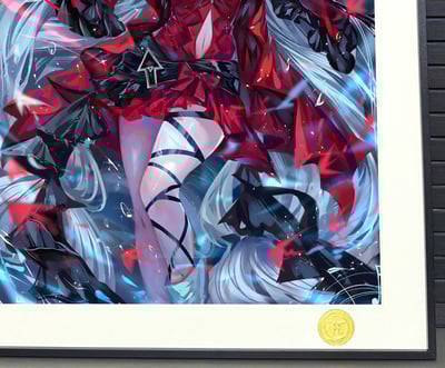 【週邊】H2工作室-濁心斯卡蒂 明日方舟史卡蒂紅蒂動漫二次元裝飾畫5