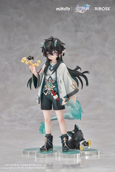 【正版授權】RIBOSE-RISE UP+系列 崩壞：星穹鐵道 小不點貓貓系列手辦 丹恆飲月 Ver.10