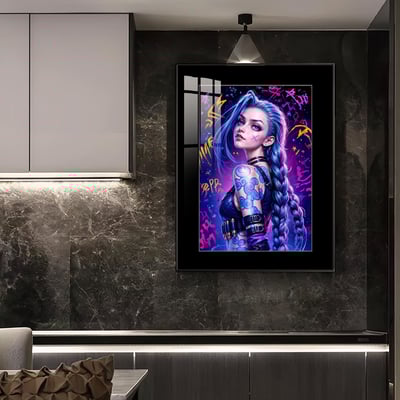 【週邊】橘子工作室－塗鴉風暴 回眸金克絲 裝飾畫4