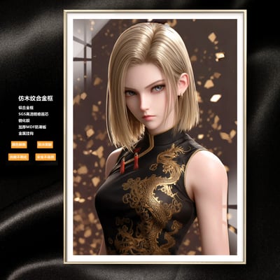 【週邊】阿喵畫社-旗袍18號1