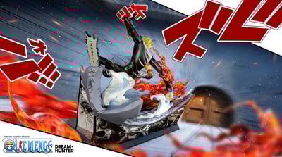 【海賊王】獵夢工作室-海賊王 死鬥系列 002 羅羅諾亞索隆 003 山治9