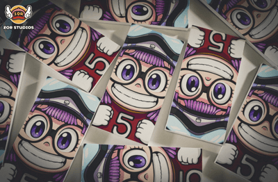 【週邊】ZOR-Studios-手繪藝術掛畫 企鵝村笑臉組5