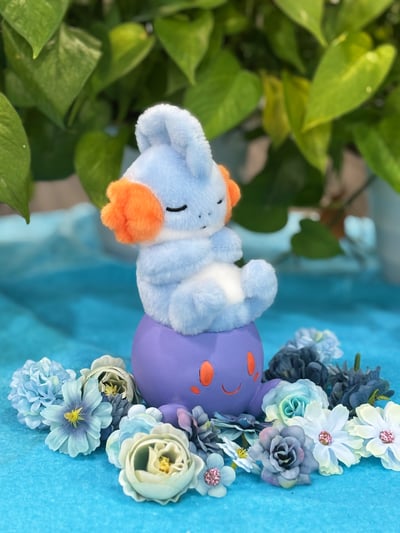 【寶可夢】主意玩家-毛絨手作睡眠系列 水躍魚3