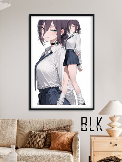 【週邊】巴洛克－鏈鋸人 蕾塞同學 裝飾畫&冰箱貼4