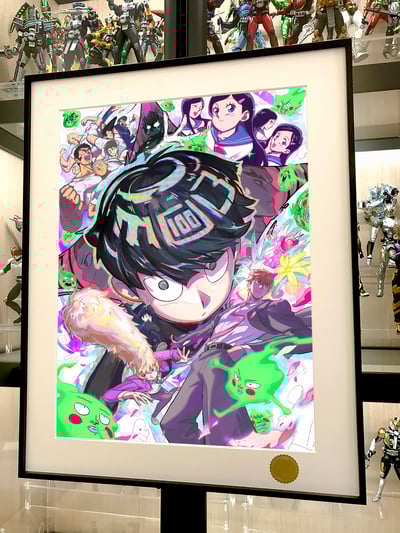 【週邊】星空工作室-靈能100 靈能百分百路人超能影山茂夫龍套靈幻新隆小酒窩動畫二次元裝飾畫3